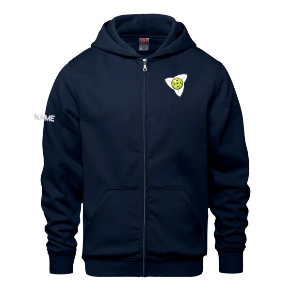 Surfer Youth Icon Emblem Printed Full-Zip Thumbnail